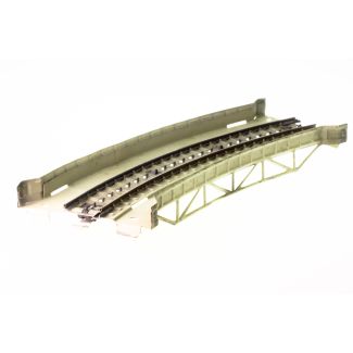 MÄRKLIN 7167 gebogenes Rampenstück aus Blech mit Punktkontaktgleis (1957-1969)