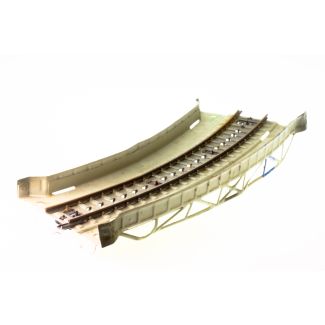 MÄRKLIN 7167 gebogenes Rampenstück aus Blech mit Punktkontaktgleis (1957-1969)