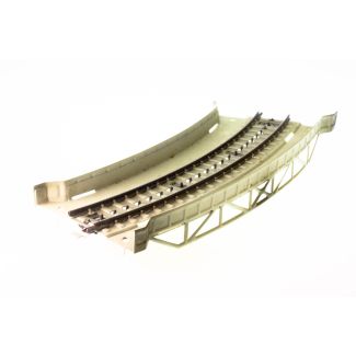 MÄRKLIN 7167 gebogenes Rampenstück aus Blech mit Punktkontaktgleis (1957-1969)