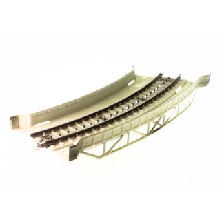 MÄRKLIN 7167 gebogenes Rampenstück aus Blech mit Punktkontaktgleis (1957-1969)