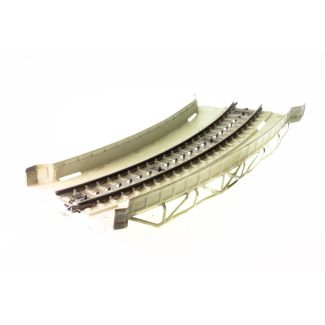 MÄRKLIN 7167 gebogenes Rampenstück aus Blech mit Punktkontaktgleis (1957-1969)