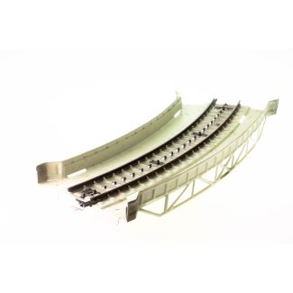 MÄRKLIN 7167 gebogenes Rampenstück aus Blech mit Punktkontaktgleis (1957-1969)