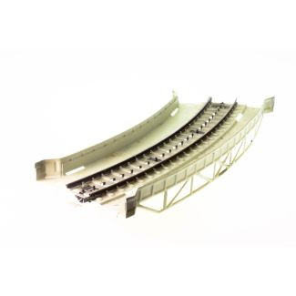 MÄRKLIN 7167 gebogenes Rampenstück aus Blech mit Punktkontaktgleis (1957-1969)