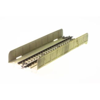 MÄRKLIN 7161 Vollträgerbrücke aus Blech mit geradem Punktkontaktgleis (1957-1969)