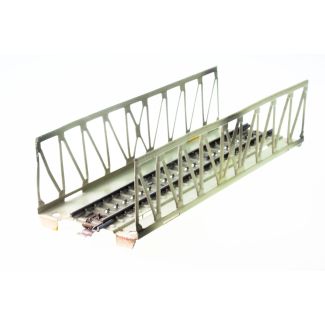 MÄRKLIN 7162 Gitterbrücke aus Blech mit mit geradem Punktkontaktgleis (1957-1969)