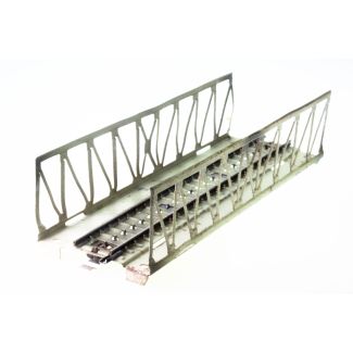 MÄRKLIN 7162 Gitterbrücke aus Blech mit mit geradem Punktkontaktgleis (1957-1969)