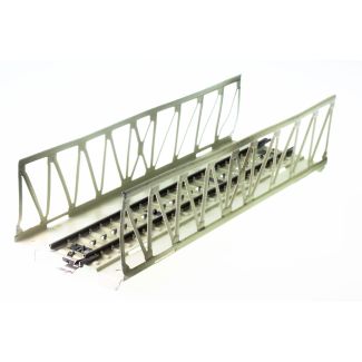 MÄRKLIN 7162 Gitterbrücke aus Blech mit mit geradem Punktkontaktgleis (1957-1969)