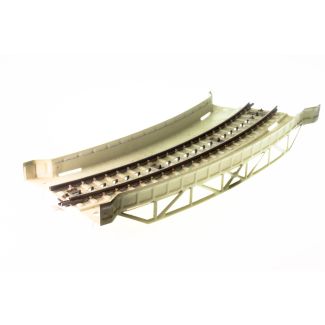 MÄRKLIN 7167 gebogenes Rampenstück aus Blech mit Punktkontaktgleis (1957-1969)