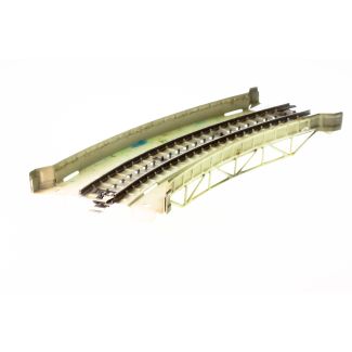 MÄRKLIN 7167 gebogenes Rampenstück aus Blech mit Punktkontaktgleis (1957-1969)
