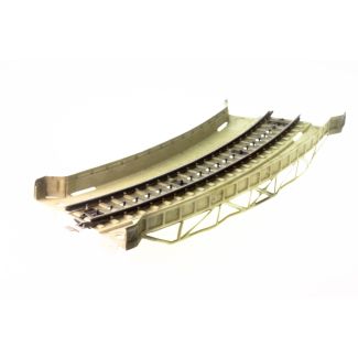 MÄRKLIN 7167 gebogenes Rampenstück aus Blech mit Punktkontaktgleis (1957-1969)