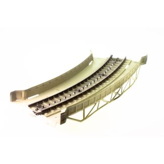 MÄRKLIN 7167 gebogenes Rampenstück aus Blech mit Punktkontaktgleis (1957-1969)