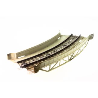 MÄRKLIN 7167 gebogenes Rampenstück aus Blech mit Punktkontaktgleis (1957-1969)