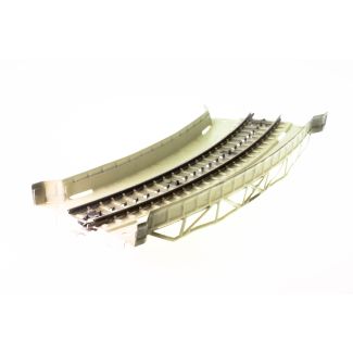 MÄRKLIN 7167 gebogenes Rampenstück aus Blech mit Punktkontaktgleis (1957-1969)