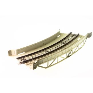 MÄRKLIN 7167 gebogenes Rampenstück aus Blech mit Punktkontaktgleis (1957-1969)