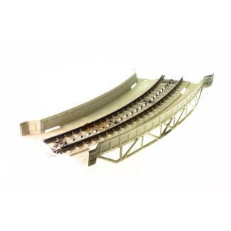 MÄRKLIN 7167 gebogenes Rampenstück aus Blech mit Punktkontaktgleis (1957-1969)