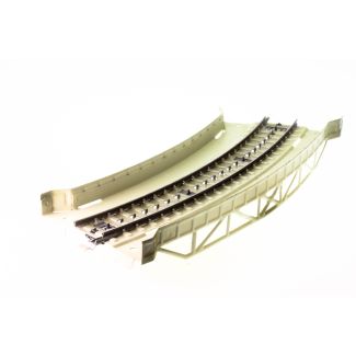MÄRKLIN 7167 gebogenes Rampenstück aus Blech mit Punktkontaktgleis (1957-1969)