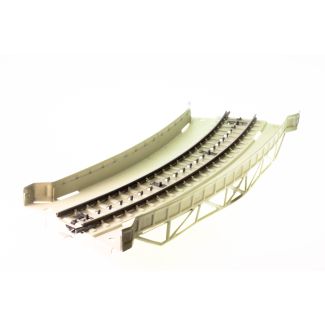 MÄRKLIN 7167 gebogenes Rampenstück aus Blech mit Punktkontaktgleis (1957-1969)