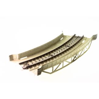 MÄRKLIN 7167 gebogenes Rampenstück aus Blech mit Punktkontaktgleis (1957-1969)