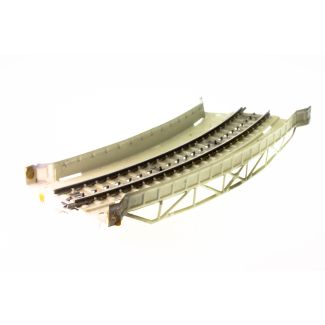 MÄRKLIN 7167 gebogenes Rampenstück aus Blech mit Punktkontaktgleis (1957-1969)
