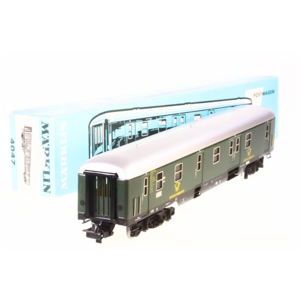 MÄRKLIN 4047 D-Zug-Postwagen der DB (1967-1971)